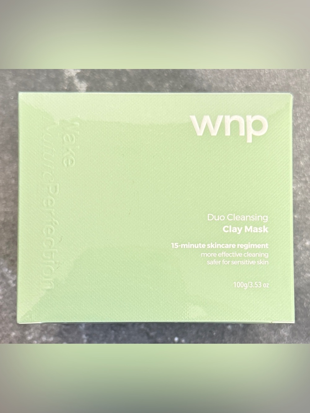 WNP Duo Cleansing Clay Mask 3.53 oz New Sealed Sensitive Skin
